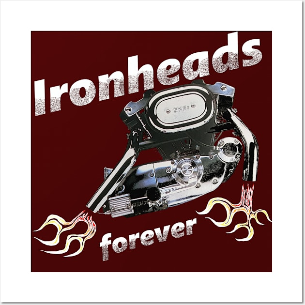 Ironheads forever 3 Wall Art by motomessage